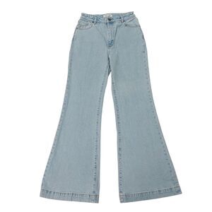 Rolla's Eastcoast Flare Jeans Womens 28x32 Blue High Rise Cotton Blend Retro